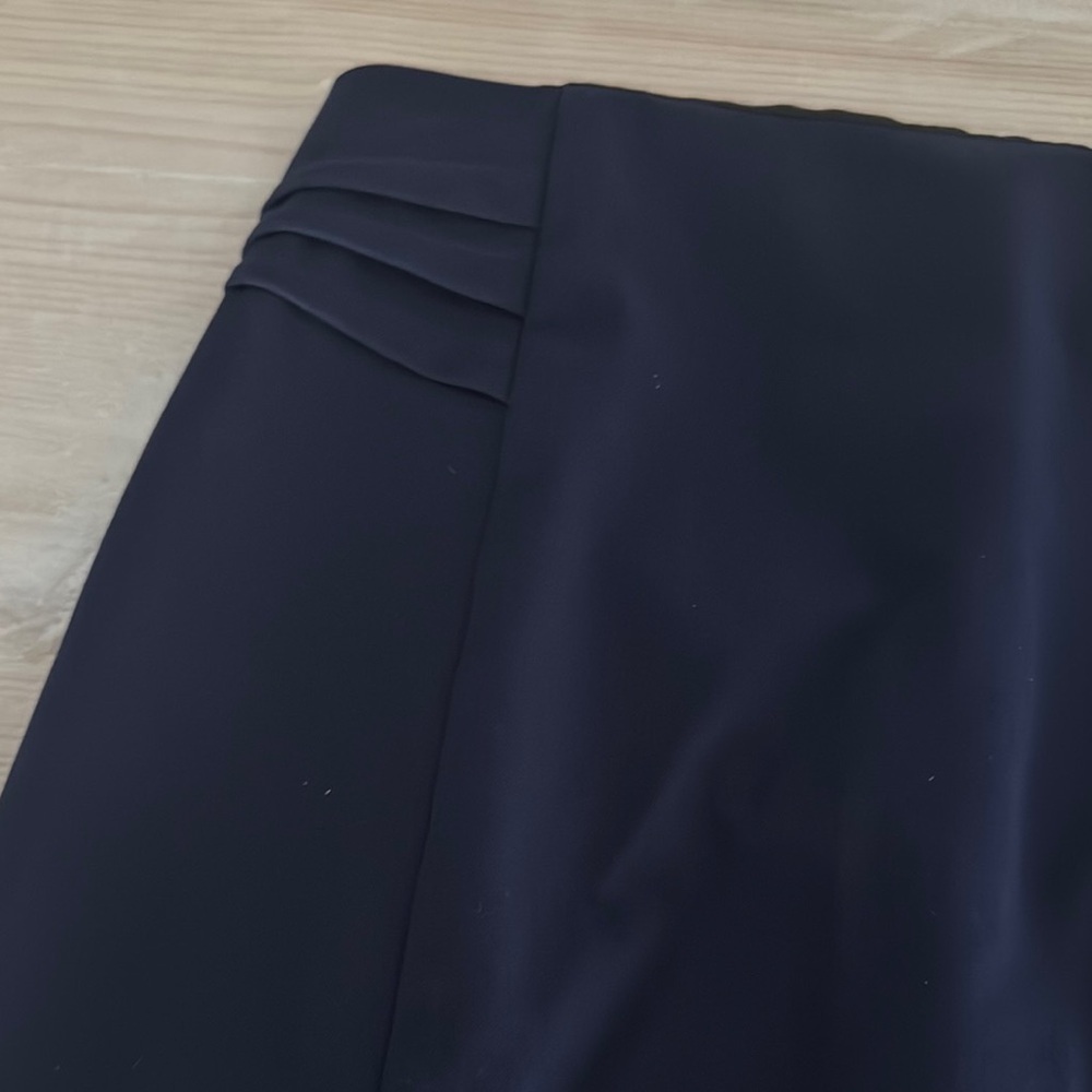Elegant navy Pencil Skirt - Picture 2 of 3